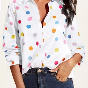 Cute pattern button up